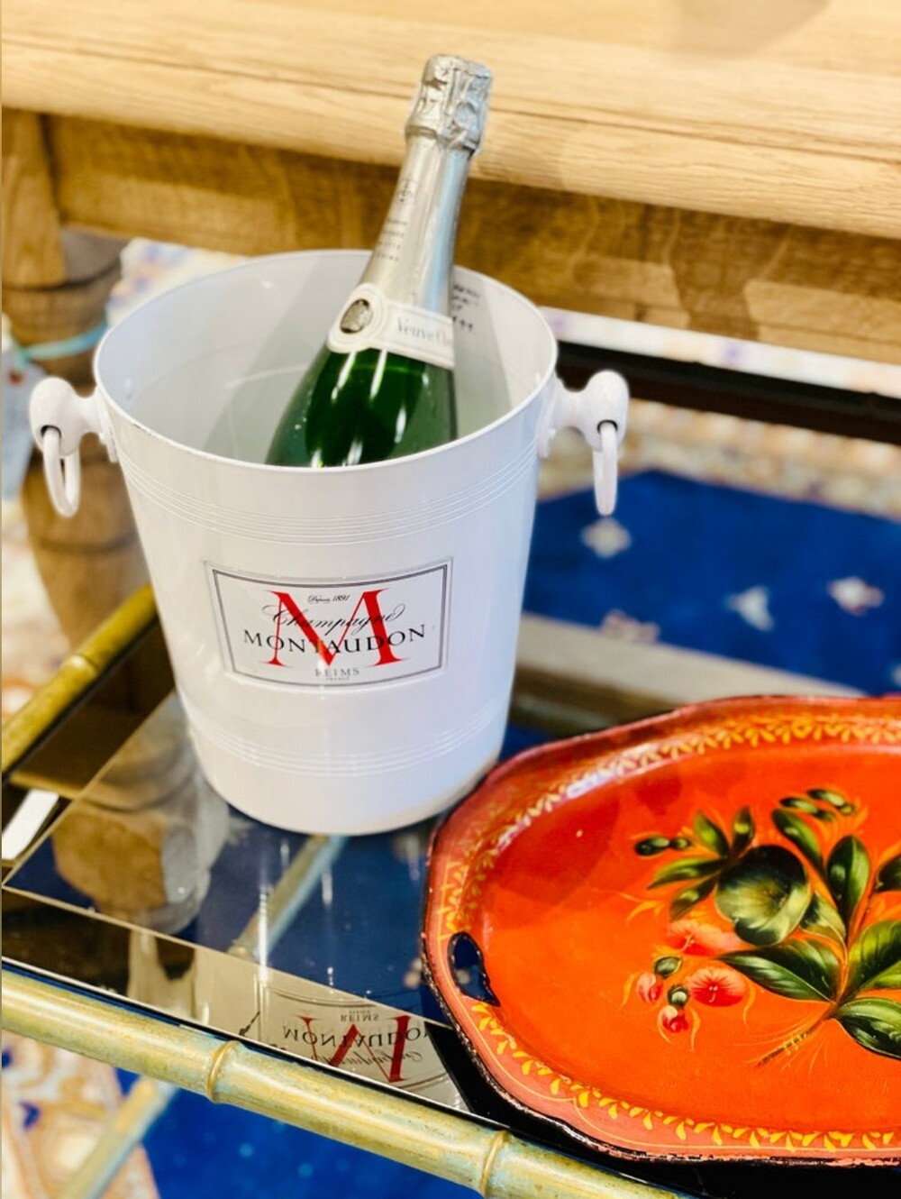 White Champagne Ice Bucket